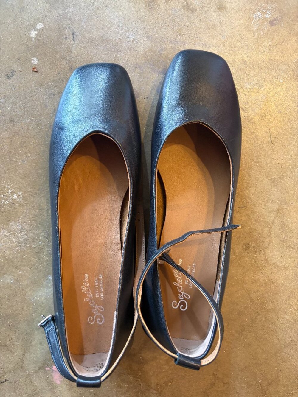 Seychelles Black Flats - Barely Worn